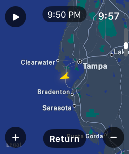 Apple Watch radar screen